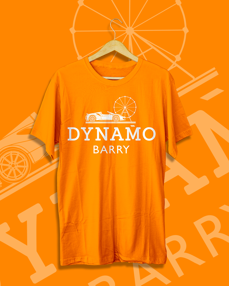 DYNAMO "BARRY ISLAND" TEE (NEON ORANGE)