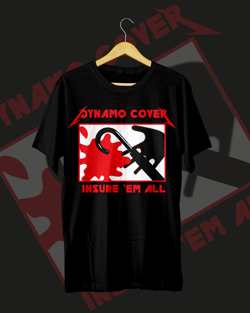 DYNAMO "INSURE EM ALL ALBUM" TEE (JET BLACK)